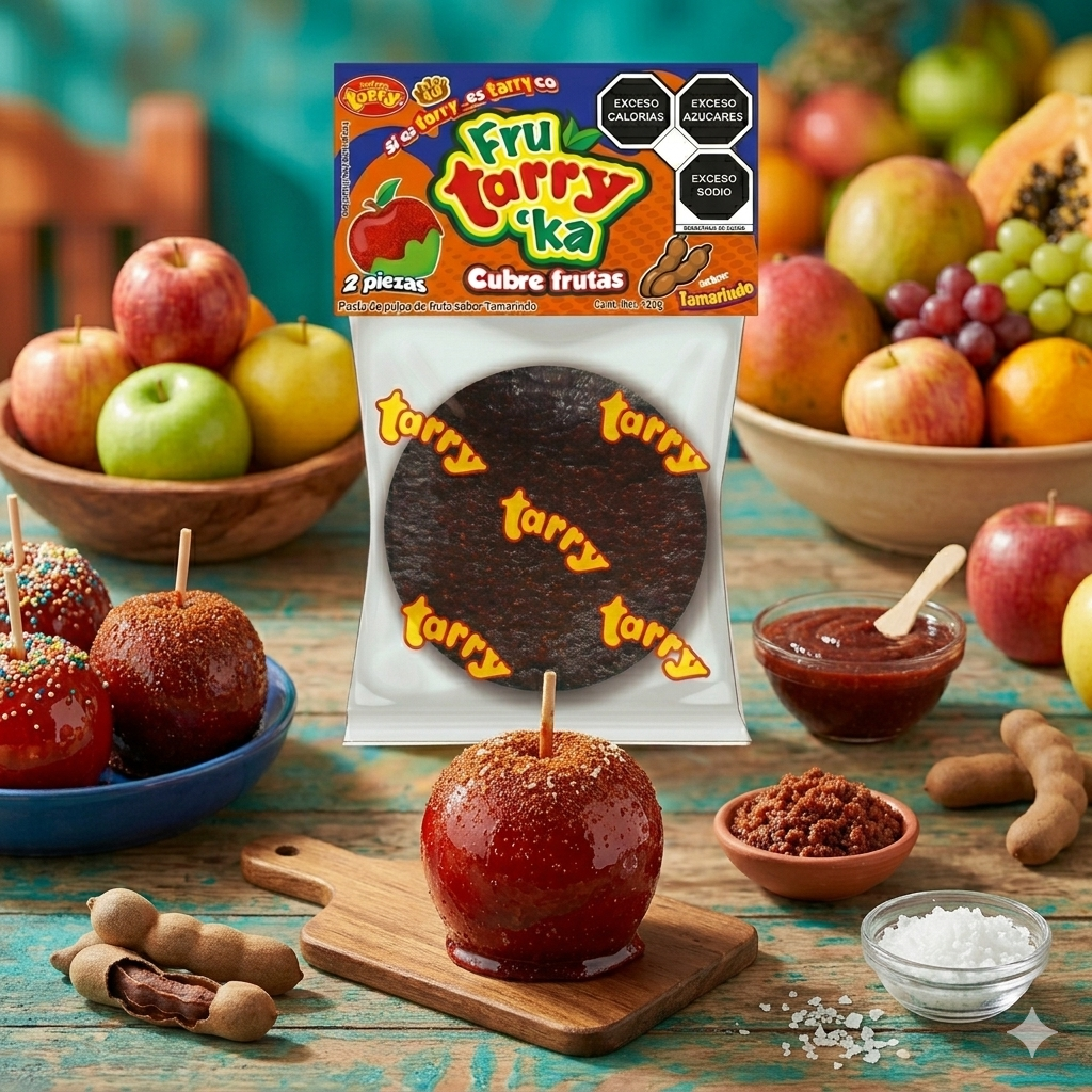 Fruta Rika Tamarindo Cubre Manzanas Frutas Pack 3pz 360gr