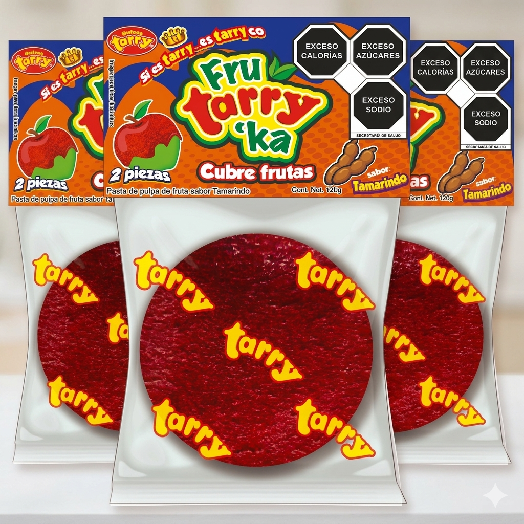 Fruta Rika Tamarindo Cubre Manzanas Frutas Pack 3pz 360gr