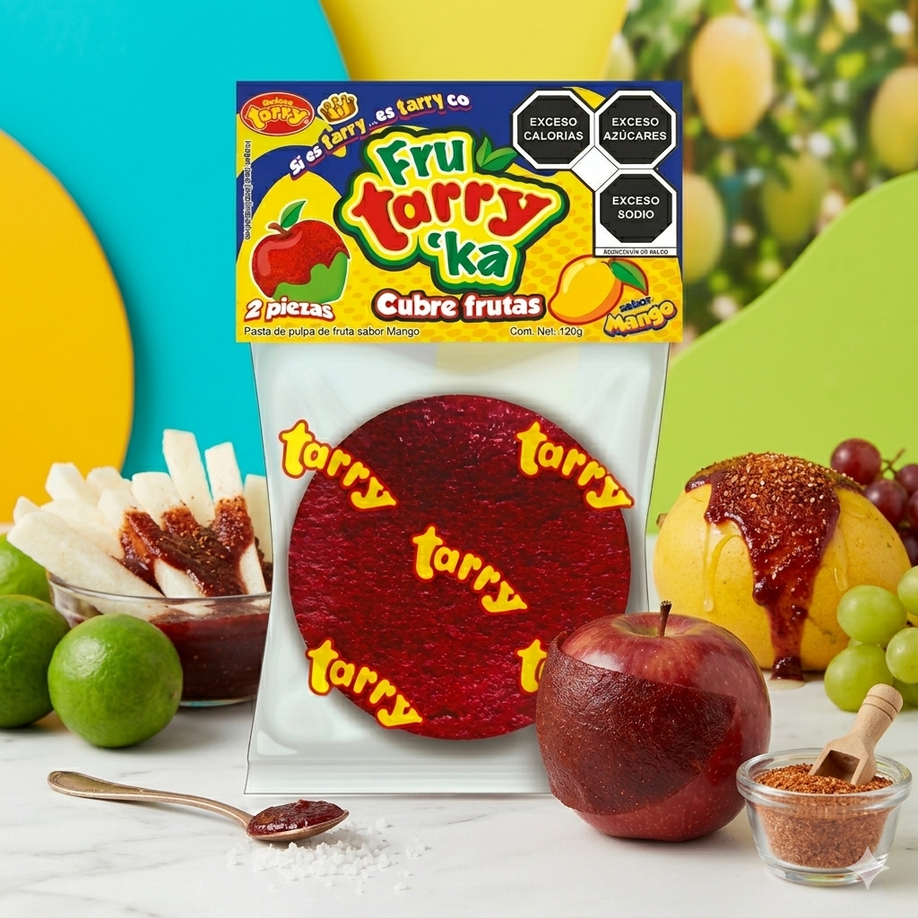 Fruta Rika Mango Cubre Manzanas Cubre Frutas 3pz 120gr Tarry