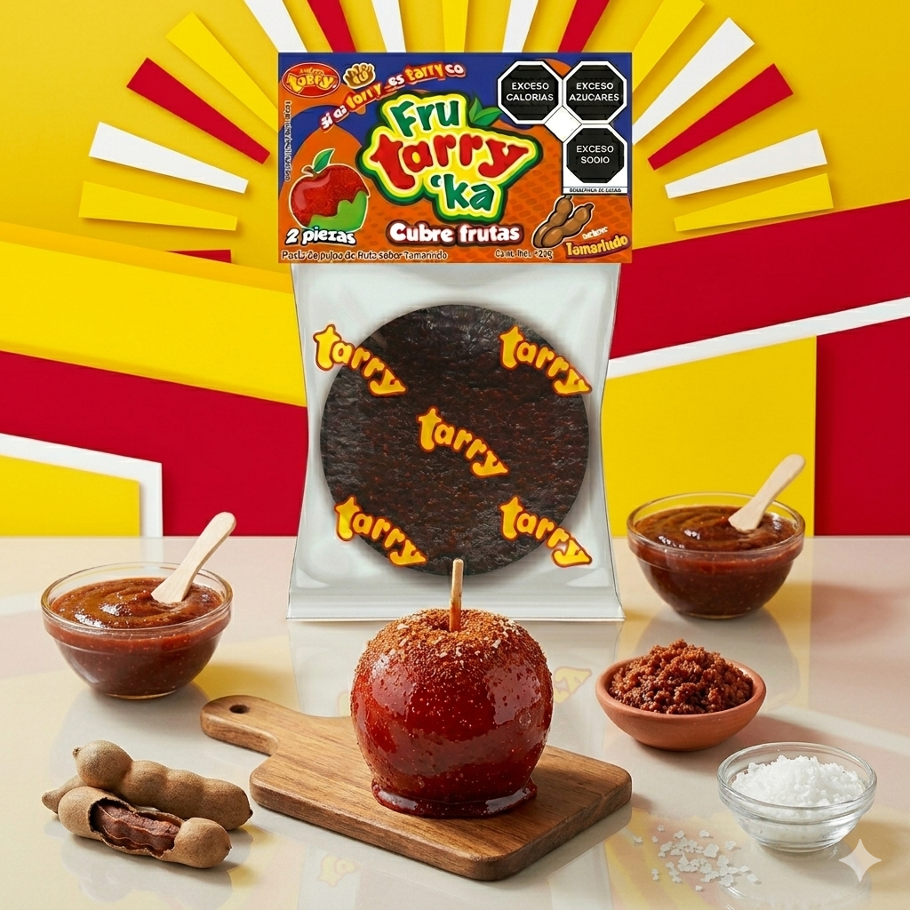 Fruta Rika Tamarindo Cubre Manzanas Frutas Pack 3pz 360gr