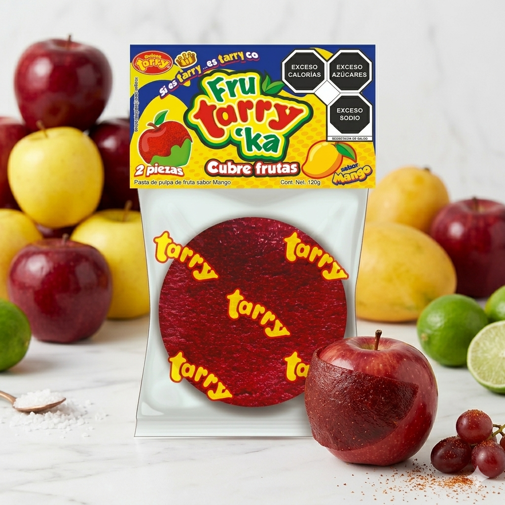 Fruta Rika Mango Cubre Manzanas Cubre Frutas 3pz 120gr Tarry