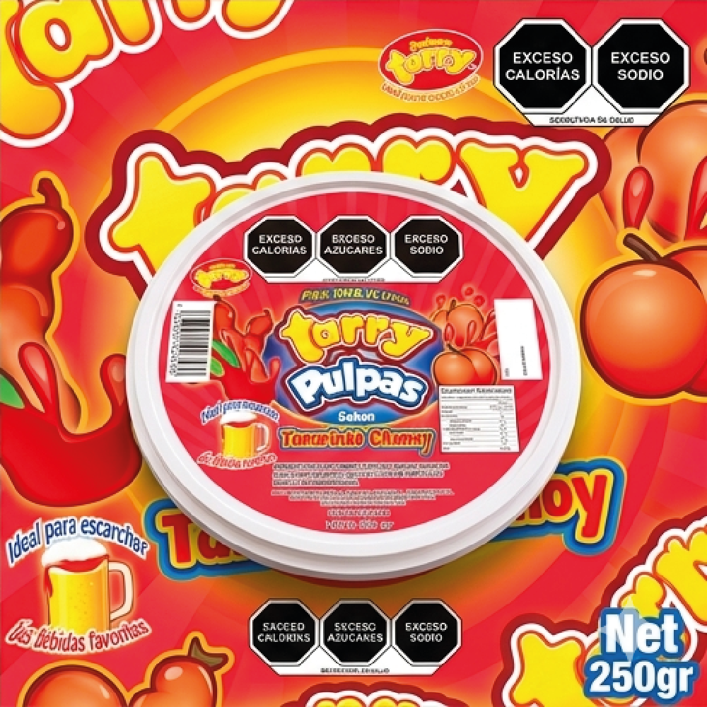 Tarry Pulpa Para Escarchar Micheladas Tamarindo 250gr