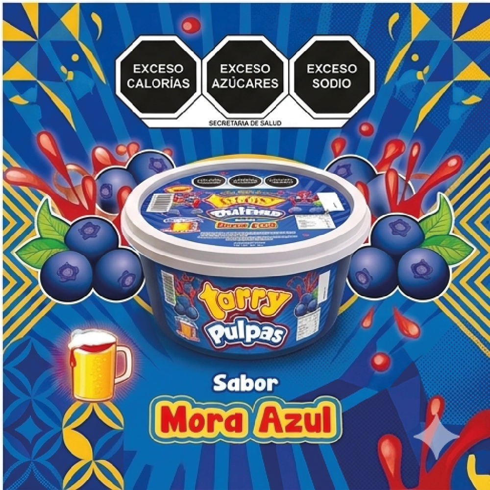 Tarry Pulpas Mora Azul 250g