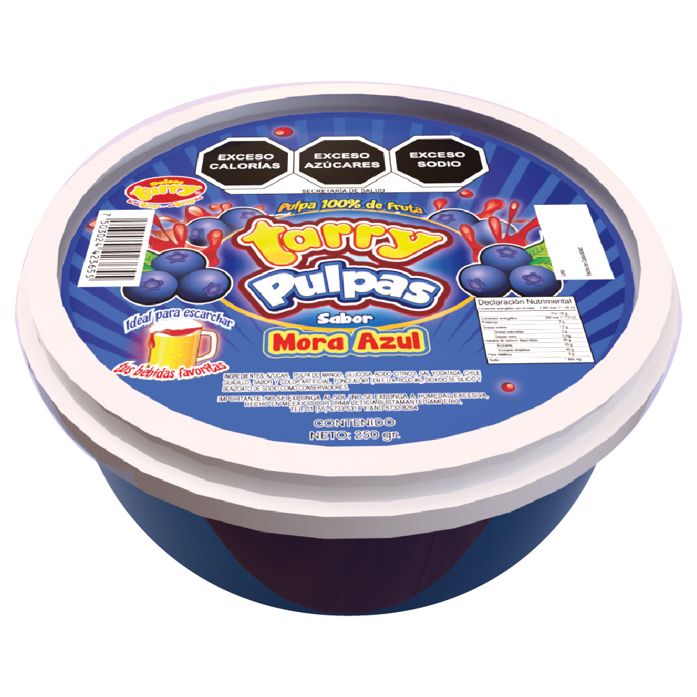Tarry Pulpa Para Escarchar Micheladas Mora Chamoy 250gr